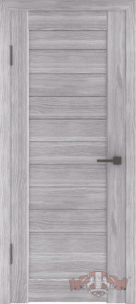 Межкомнатная дверь Line 6, глухая, серый дуб