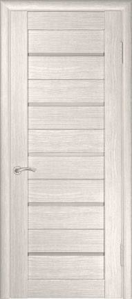Межкомнатная дверь экошпон Luxor ЛУ-22, остеклённая, капучино