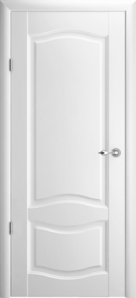 Межкомнатная дверь Лувр-1 глухая белый