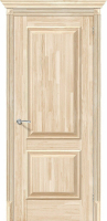 Межкомнатная дверь массив сосны Классико-12, глухая, без отделки