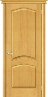 Межкомнатная дверь массив сосны М 7, глухая, медовый