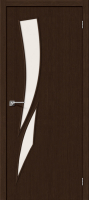 Межкомнатная дверь Мастер-10, остеклённая, 3D Wenge