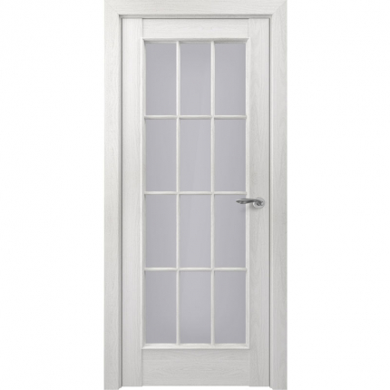 Межкомнатная дверь Неаполь S АК, остекленная, серый