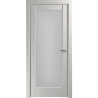 Межкомнатная дверь Неаполь S, остекленная, серый