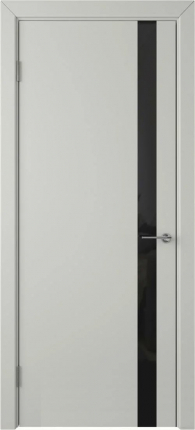 Межкомнатная дверь VFD Ньюта 1 26ДО02, остекленная, Cotton светло-серый
