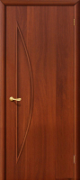 Межкомнатная дверь ламинированная 5Г Парус, глухая, итальянский орех