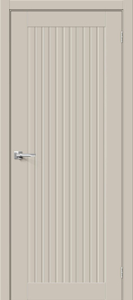 Межкомнатная дверь ПЭТ Bravo Браво-40 глухая Cream Silk