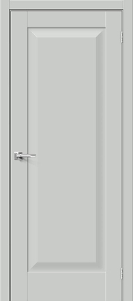 Межкомнатная дверь ПЭТ Bravo Прима-20 глухая Grey Silk