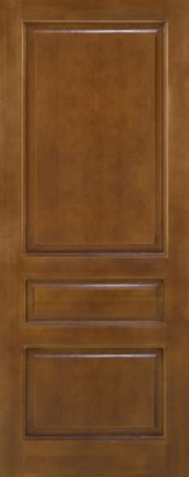 Межкомнатная дверь массив сосны ПМЦ - модель 5, коньяк, глухая