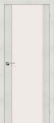 Межкомнатная дверь Порта-13, остеклённая, Bianco Veralinga