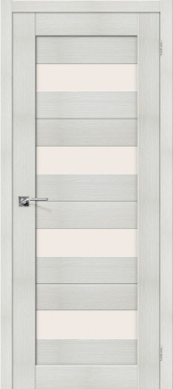 Межкомнатная дверь Порта-23, остеклённая, Bianco Veralinga