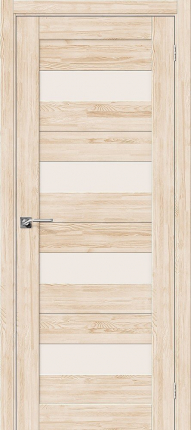 Межкомнатная дверь массив сосны Порта-23 СР, остекленная, без отделки