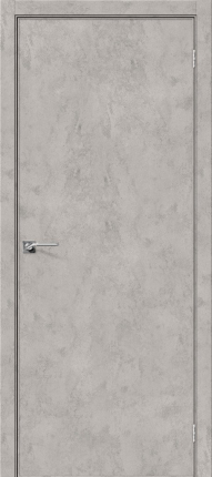 Межкомнатная дверь экошпон Bravo Порта-50 4AF, глухая, Grey Art