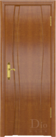 Межкомнатная дверь шпонированная DioDoor Портелло-1, глухая, анегри