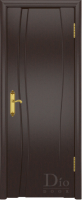 Межкомнатная дверь шпонированная DioDoor Портелло-1, глухая, венге