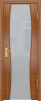 Межкомнатная дверь шпонированная DioDoor Портелло-2, остеклённая, анегри