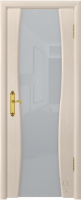 Межкомнатная дверь шпонированная DioDoor Портелло-2, остеклённая, беленый дуб