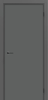 Межкомнатная дверь Portika Porta-50 4AВ глухая алюминиевая кромка черная Shellac Graphite