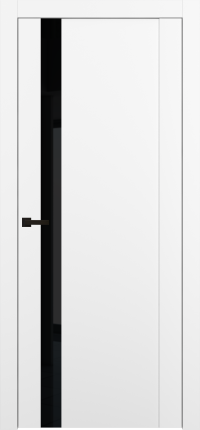 Межкомнатная дверь Portika Porta V 11 остекленная Black Star Shellac White