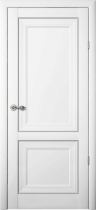 Межкомнатная дверь Прадо, глухая, белый
