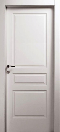 Межкомнатная дверь Прима 3, глухая, белый