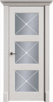 Межкомнатная дверь Прима 33Ф, остеклённая, белый