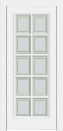 Межкомнатная дверь Provence-10 остеклённая белый