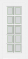 Межкомнатная дверь эмаль Шейл Дорс Provence-10 остеклённая белый
