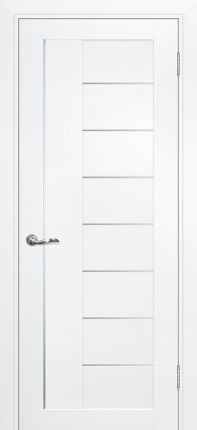 Межкомнатная дверь Profilo Porte экошпон PSC-17, остекленная, белый