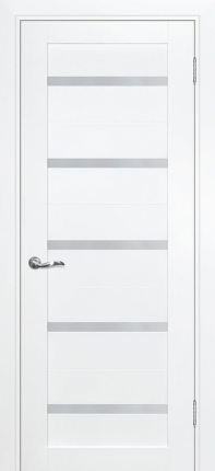 Межкомнатная дверь PSC-7, остекленная, белый