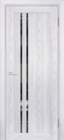 Межкомнатная дверь Profilo Porte экошпон PSK-10, остеклённая, зеркало, ривьера айс