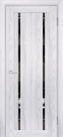 Межкомнатная дверь PSK-9, остеклённая, зеркало, ривьера айс