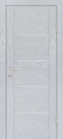 Межкомнатная дверь Profilo Porte экошпон PSM-2, глухая, дуб скай серый
