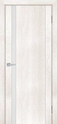 Межкомнатная дверь Profilo Porte экошпон PSN-10, остеклённая, бьянко антико, лакобель белый
