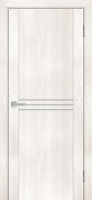 Межкомнатная дверь PSN-13, остеклённая, бьянко антико
