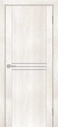 Межкомнатная дверь Profilo Porte экошпон PSN-13, остеклённая, бьянко антико