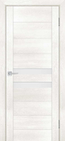 Межкомнатная дверь PSN-4, остеклённая, бьянко антико, лакобель белый