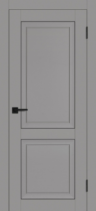 Межкомнатная дверь Profilo Porte экошпон PST-28, глухая, серый бархат
