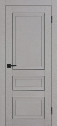 Межкомнатная дверь PST-30, глухая, серый ясень