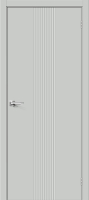 Межкомнатная дверь ПВХ Bravo Граффити-21, глухая, Grey Pro