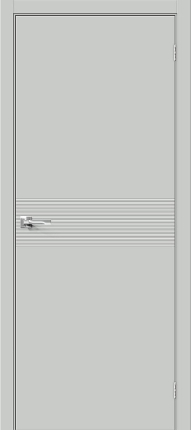 Межкомнатная дверь ПВХ Граффити-23, глухая, Grey Pro