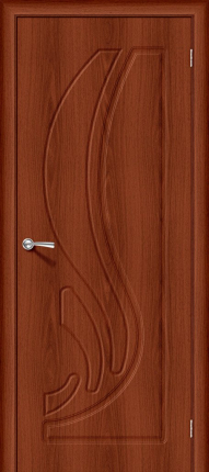 Межкомнатная дверь ПВХ Лотос-1, глухая, итальянский орех