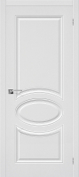 Межкомнатная дверь ПВХ Скинни-20, глухая, белый