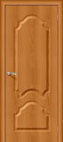 Межкомнатная дверь ПВХ  Скинни-32, глухая, миланский орех