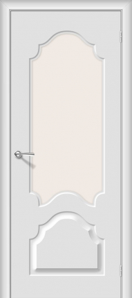 Межкомнатная дверь ПВХ Скинни-33, остеклённая, Fresco