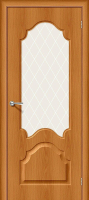 Межкомнатная дверь ПВХ Скинни-33, остеклённая, Milano Vero