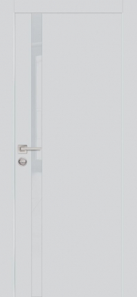 Межкомнатная дверь PX-8, остекленная, агат, лакобель лунный
