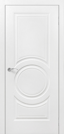 Дверь межкомнатная эмаль Верда Роял 4, глухая, белый
