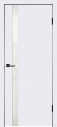 Межкомнатная дверь SCANDI 1 Z1, остеклённая, эмаль белая