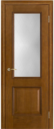 Межкомнатная дверь Шервуд, стекло Классик, античный дуб